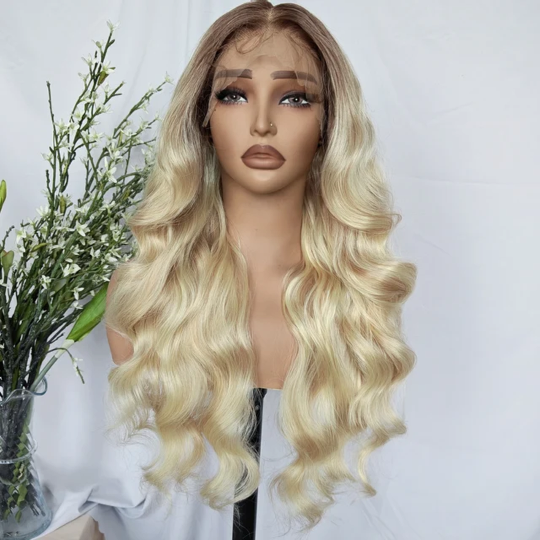 Elodie glams blond noir