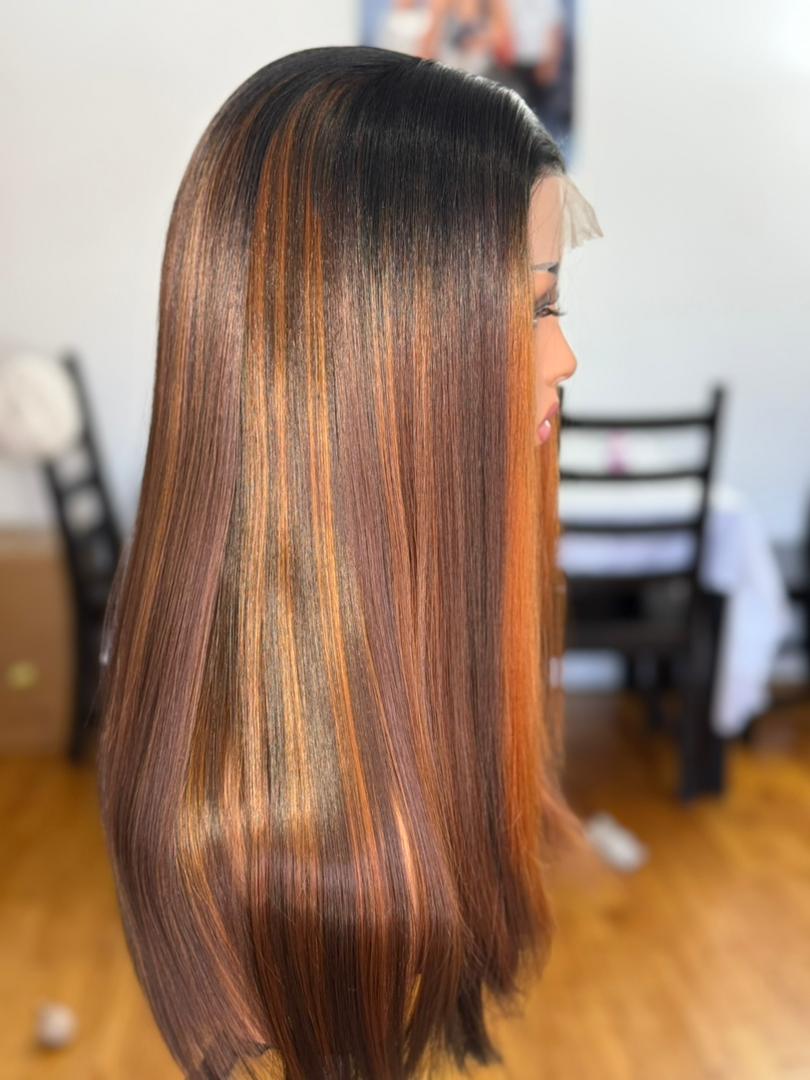 Perruque straight ultra class avec closure 6*6 HD