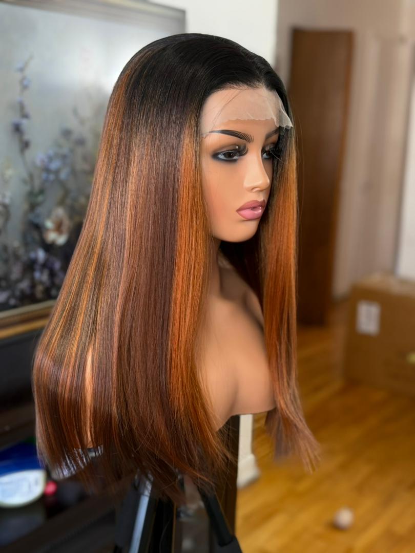 Perruque straight ultra class avec closure 6*6 HD