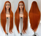 Perruque straight ultra class et sophistiquéeavec closure 6*6 HD effet frontal