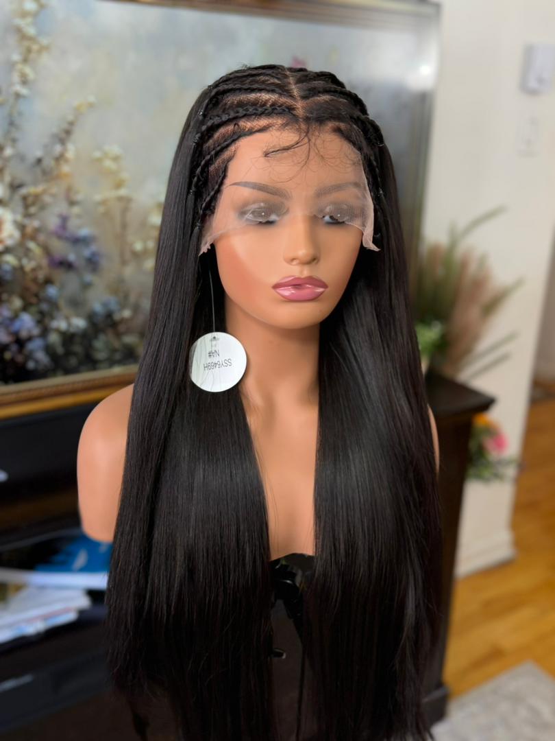 Perruque Tressée Élégante — Box Braids Lace HD | NKL Glam's Wigs