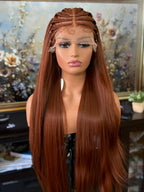 Perruque Tressée Élégante — Box Braids Lace HD | NKL Glam's Wigs