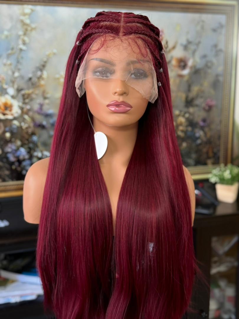 Perruque Tressée Élégante — Box Braids Lace HD | NKL Glam's Wigs