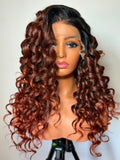 Yvette ginger ombré