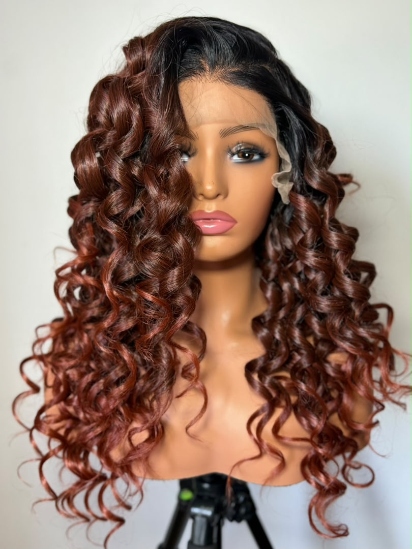 Yvette ginger ombré