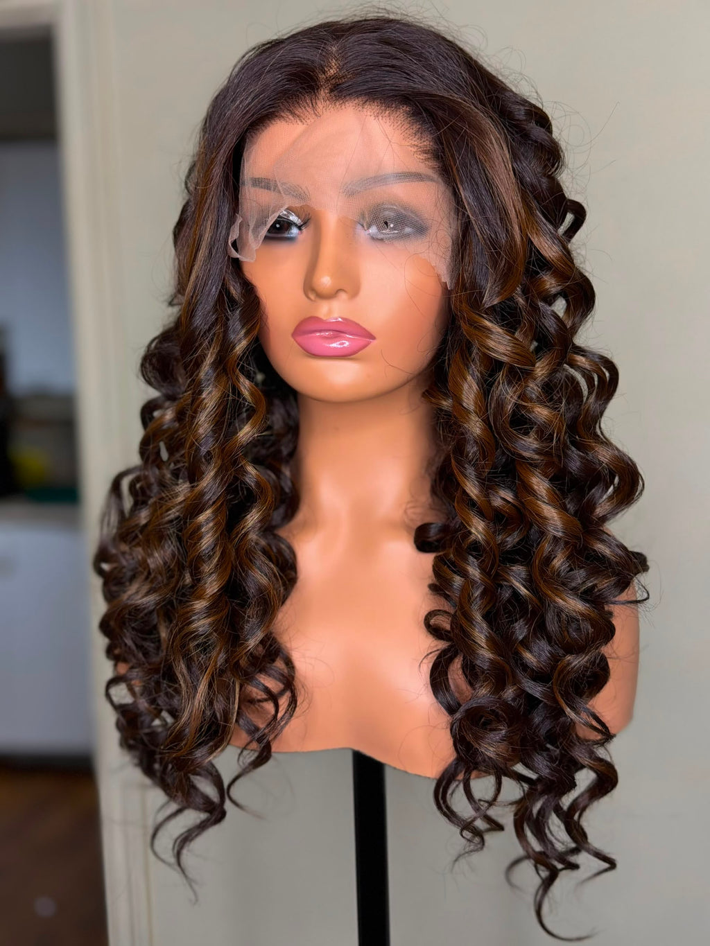 Yvette marron ombré