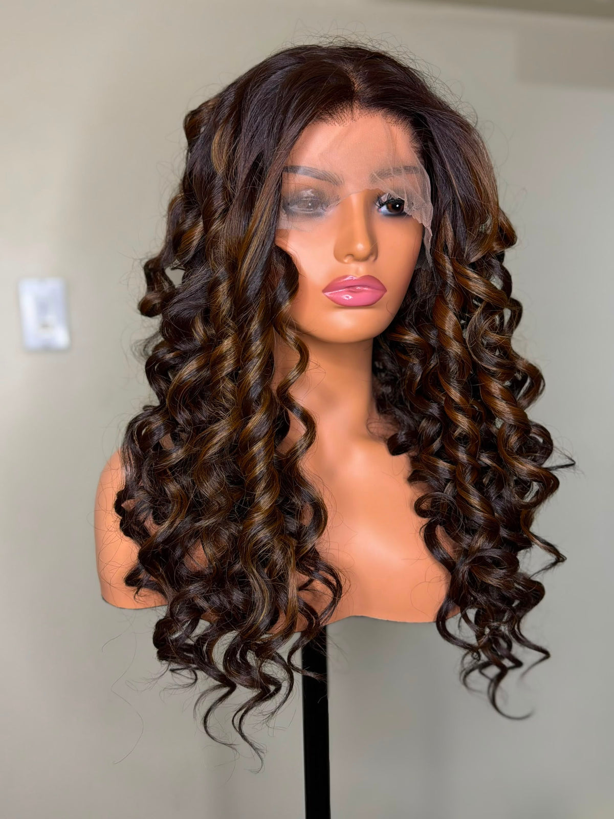 Yvette marron ombré