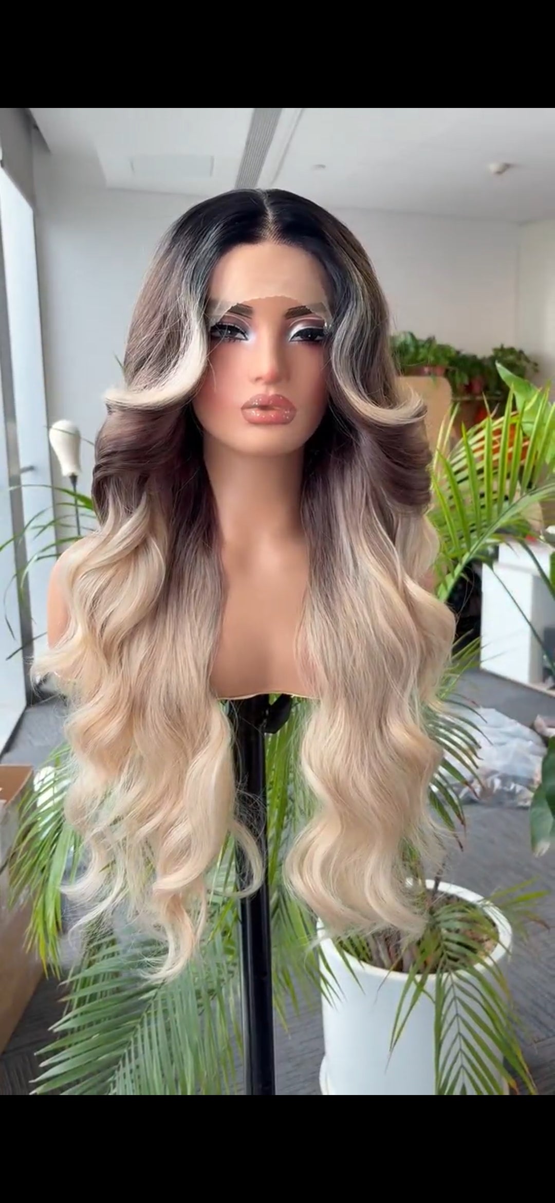 Linda degradé noir/blond