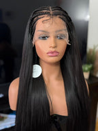 Perruque Tressée Élégante — Box Braids Lace HD | NKL Glam's Wigs